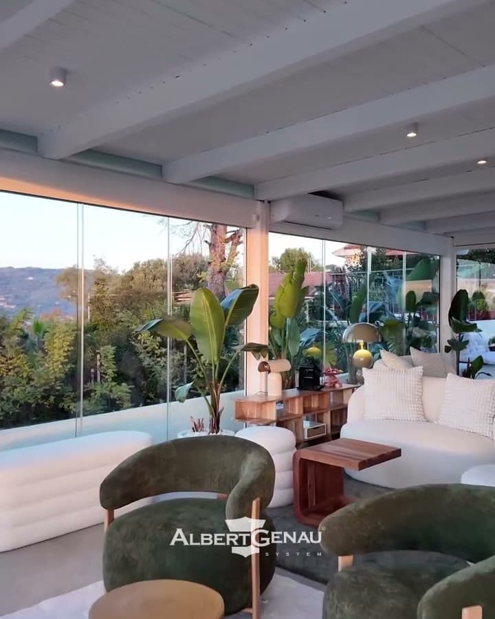 Katlanır Cam Balkon kullanım görüntüsü